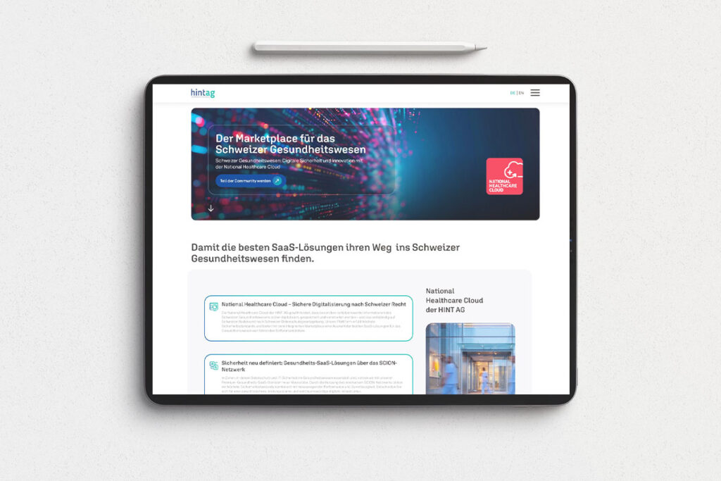 National Healthcare Cloud iPad