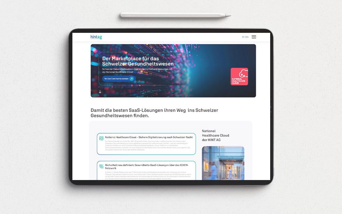 National Healthcare Cloud iPad